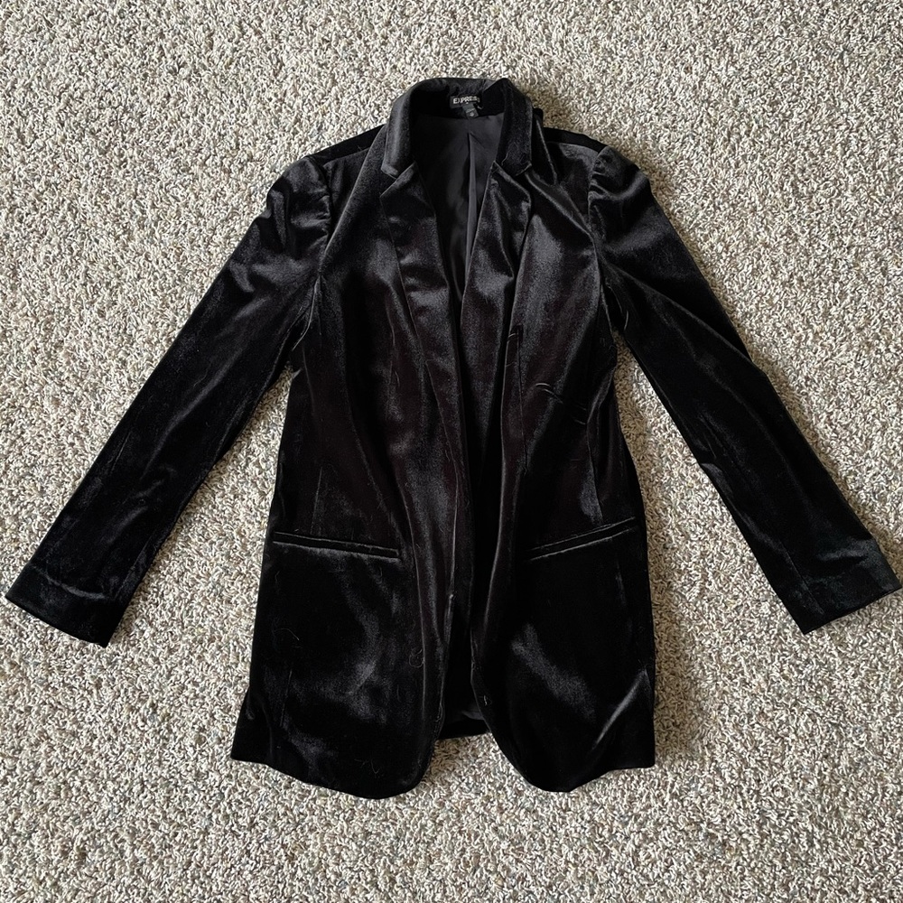 Express Velvet Blazer